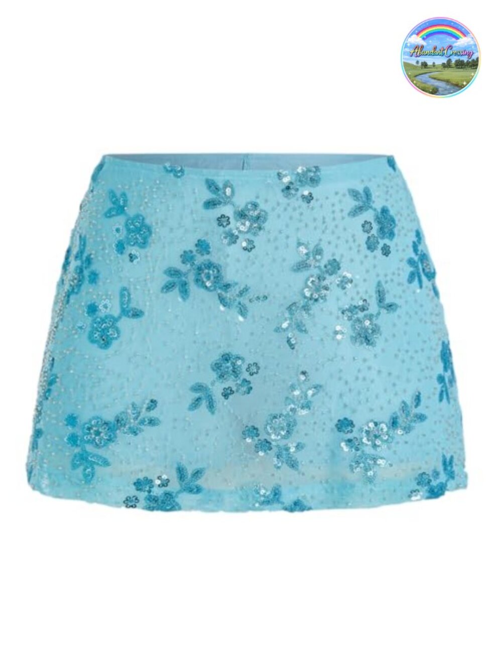 Sequin Mini Skort Low Rise Y2K Party Club Skirt with Built-in Shorts